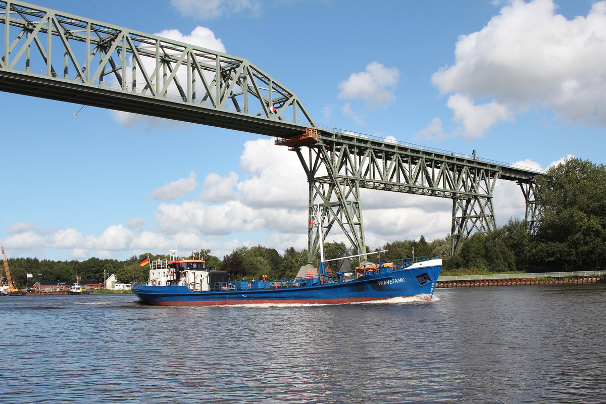 Die  TRAVETANK  war am 29. August 2016 bei Hochdonn auf dem  Nord-Ostsee-Kanal  in Richtung Brunsbttel unterwegs.