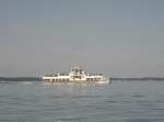  MS Barbara  war am 15. August 2009 auf dem Chiemsee zwischen Gstadt und der Fraueninsel unterwegs.