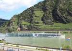 Das Fluss-Kreuzfahrtschiff  Scenic Pearl  auf dem Rhein.
