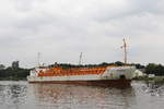 Tankschiffe/575268/die-froja-baujahr-2005-am-15 Die 'FROJA', Baujahr 2005, am 15. August 2017 auf dem Nord-Ostsee-Kanal bei Hochdonn.