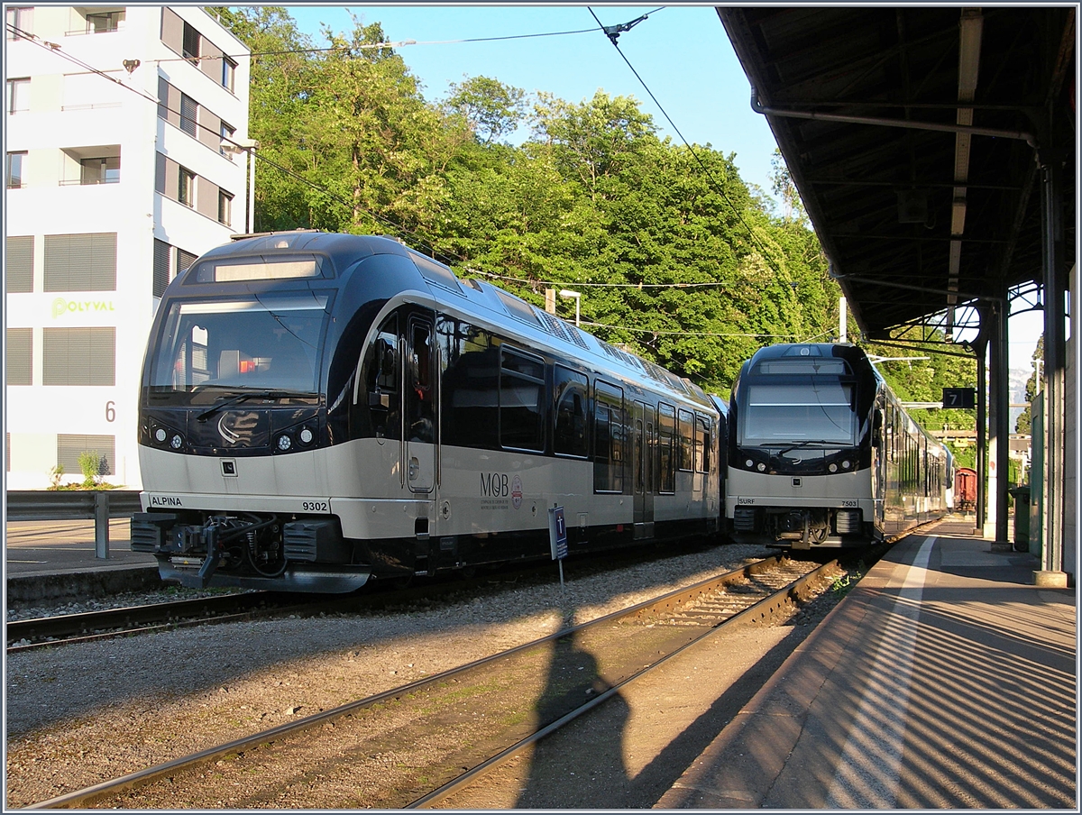 Alpina (links) und SURF (Rechts) in Vevey. 

5. Juni 2019