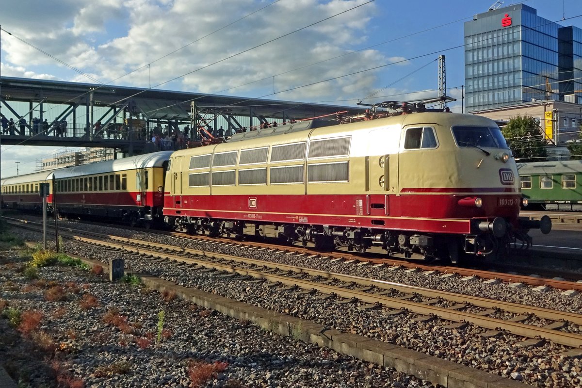 Am 14 September 2019 war 103 113 in G�ppingen bei die M�rklintagen.
