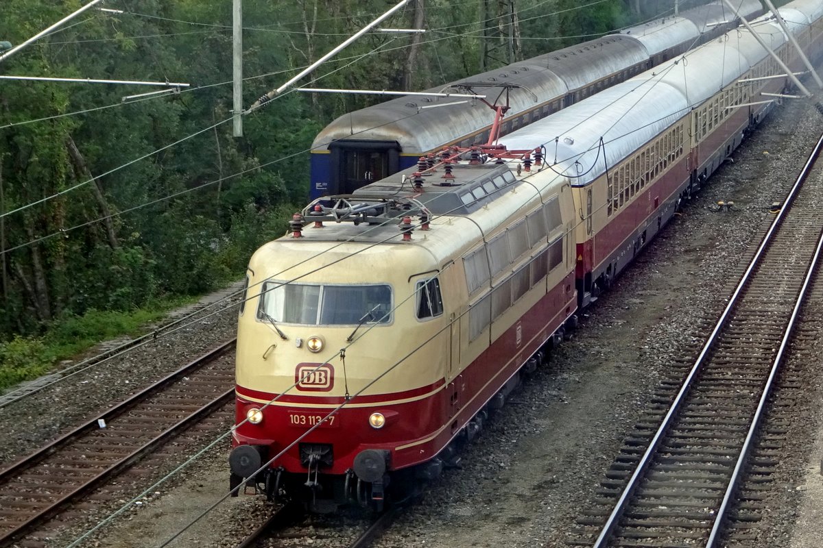 Am 14 September 2019 war 103 113 in G�ppingen bei die M�rklintagen.