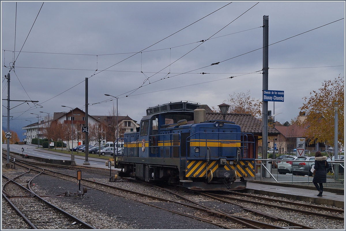 Die MOB Gm 4/4 2004 in Blonay.

27. Nov. 2018