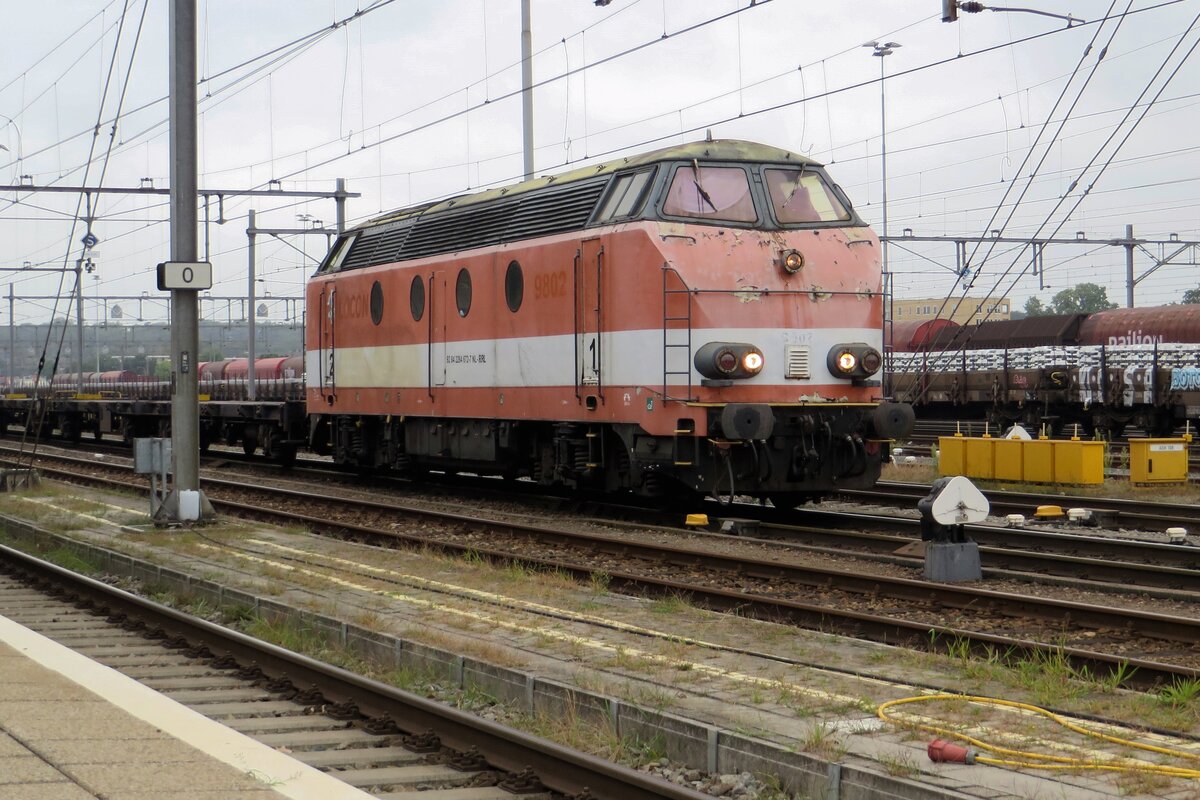 Ex-LOCON 9802 (eine fr�here SNCB 62/63) steht am 27 Augustus 2020 in Venlo.