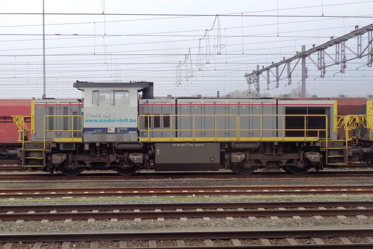 Lineas 7866 wirbt f�r der Modal Shift ins G�terverkehr am 23 M�rz 2019 in Venlo.
