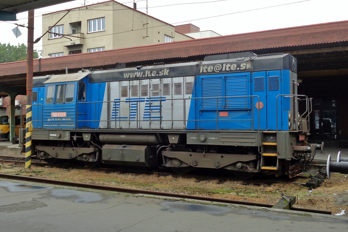 LTE 740 413 steht am 4 Juni 2013 in Pardubice abgestellt.