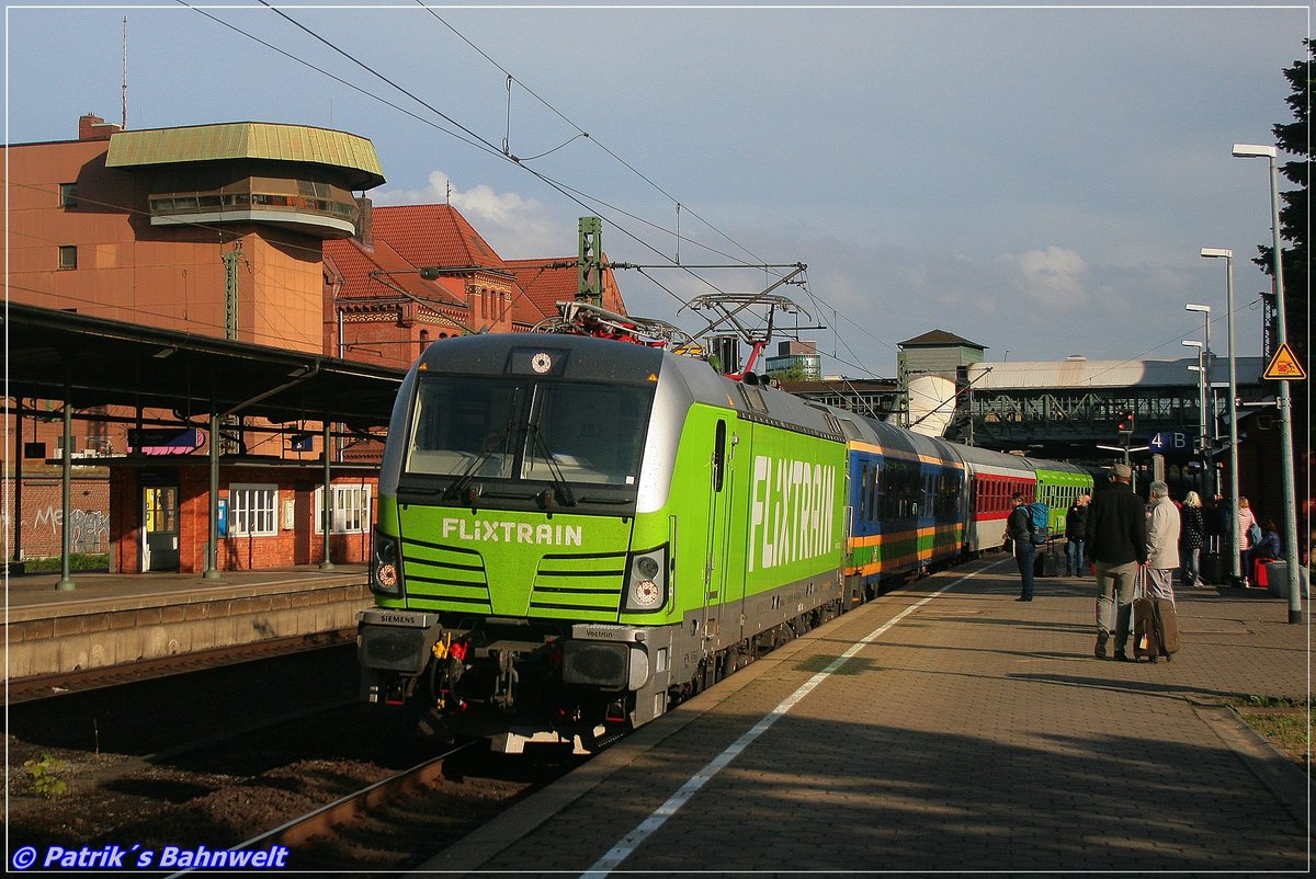 Rpool/BTE 193 991 mit FLX 1803 nach K�ln Hbf
am 06.09.2019 in Hamburg-Harburg