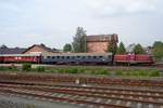 Sonderzug mit V 100 1365 steht am 19 Mai 2018 ins DDM.
