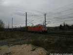 185 341-4 mit einem G�terzug in Naumburg (Saale) am 24.2.15
