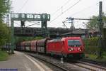 DB 187 158 mit Kohlewagenzug am 08.05.2019 in Hamburg-Harburg