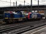 am 22.11.14 waren EVB V2305 und 482 034-6 der SBB CARGO abgestellt beim bf hh-harburg