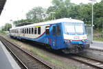 628 151 / 928 151 der EVB steht als RB76 mit Ziel Rotenburg (W�mme) im Bahnhof Verden (Aller) am 8.6.22