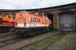 LOCON 201 steht am 18 September 2022 ins Bw Berlin-Sch�neweide.