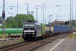 KLV mit 1885 564 durchfahrt am 9 Mai 2018 Plattling.