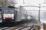 KLV mit 189 282 wartet in Tilburg-Universiteit auf die Weiterfahrt  am 24 J�nner 2019.