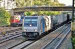 Railpool 186 184 passiert am 14 September 2011 Offenburg.