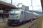 Testfahrt f�r 187 006 mit ein DB IC-2 Garnitur durch Brugg AG am 26 Mai 2019.