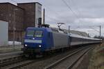 Heute in Kochendorf ist mir die 145 CL 202 von ATLU mit dem RE8 Ersatzzug aus W�rzburg Hbf kommend  vors Objektiv geraten  auf dem Weg nach Stuttgart Hbf.  7.1.2024