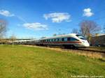 411 XXX aus Richtung Bitterfeld kommend F�hrt via Delitzsch unt Bf nach Halle (Saale) weiter w�hrend der Baustelle von Halle (Saale) bis Landsberg (b Halle/Saale) am 24.3.17