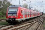 DB 430 125 treft am 28 M�rz 2017 in Mainz-Bischofsheim ein.