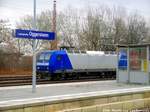 145 CL-202 mit einem G�terzug in Ludwigshafen-Oggersheim am 13.1.17