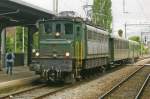Am 27 September 2011 stand SBB Historic 10950 in Neuchatel.