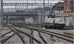 Durch den etwas unglücklichen Standort etwas ungeschickt fotografiert: Die SERSA Aem 940 002 in Spiez. 

18. Februar 2025