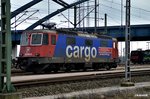 421 395-5 stand bei der blauen br�cke in waltershof,18.02.15