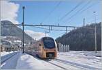 Der SOB RABe 526 116 in Richtung Basel und verlässt Airolo.

21. Jan. 2025